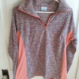 Columbia Half Zip Aztec Print